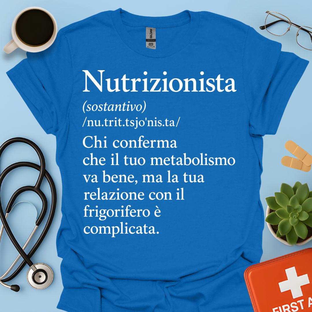 Maglietta Nutrizionista Divertente – Idea Regalo Biologa Nutrizionista