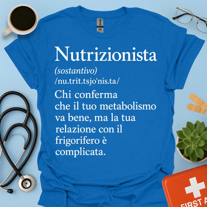 Maglietta Nutrizionista Divertente – Idea Regalo Biologa Nutrizionista