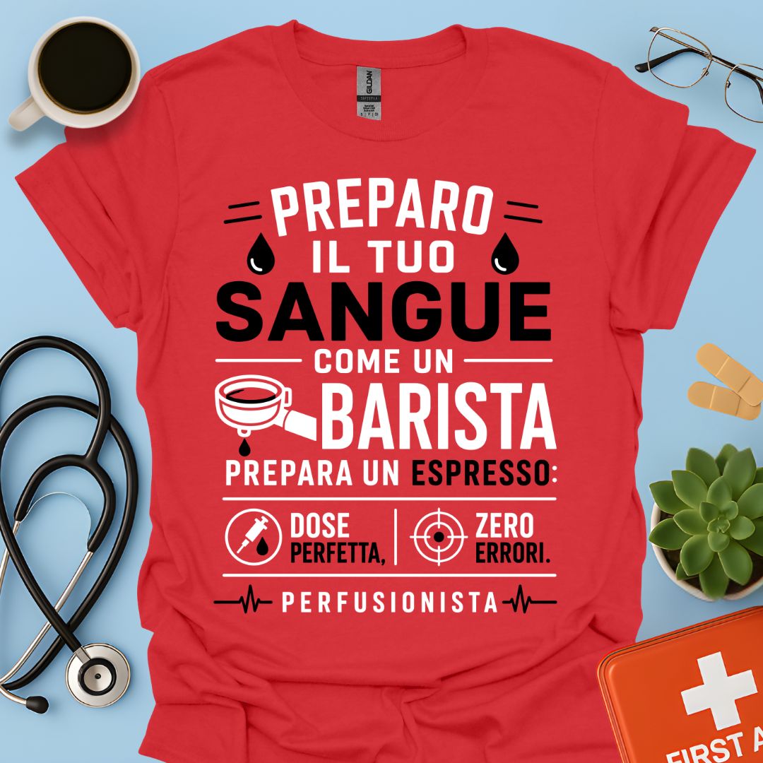 Idea Regalo Divertente Maglietta Perfusionista
