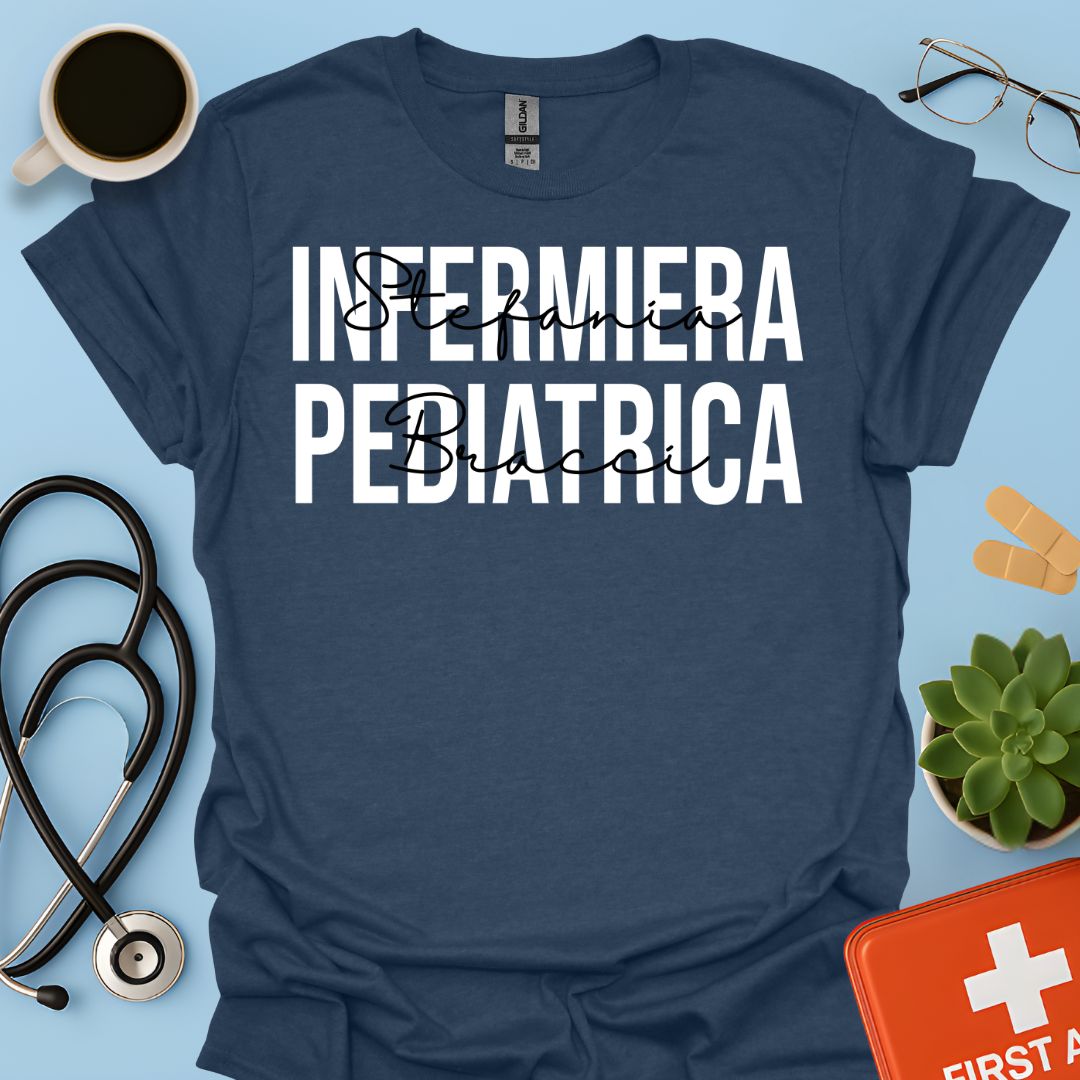 Maglietta Infermiera Pediatrica Personalizzata