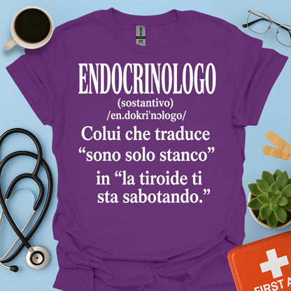 Maglietta Divertente Endocrinologo