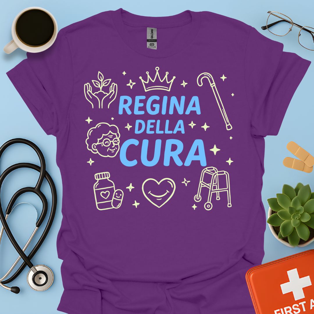 Regina della Cura - Maglietta per Geriatra / OSS