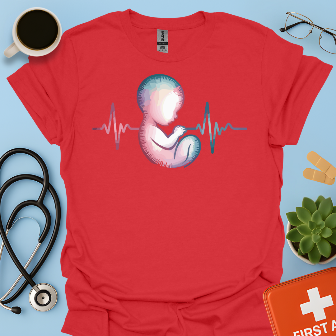 Battito del Bambino - Ostetrica  / Ginecologa Maglietta