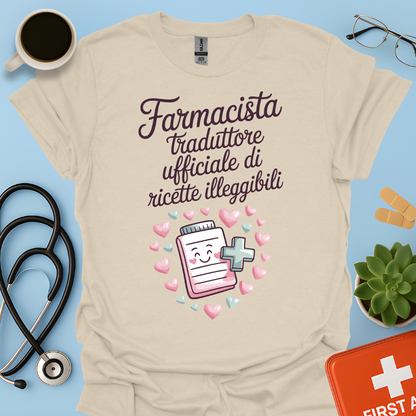 Farmacista traduttore ufficiale di ricette illeggibili — Farmacista Donna Maglietta