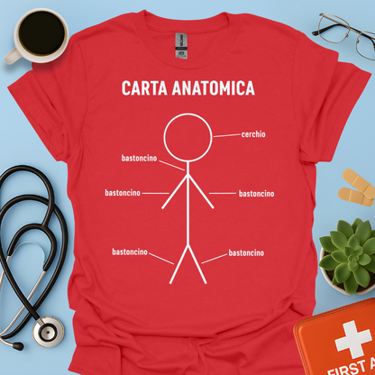 Carta Anatomica Maglietta