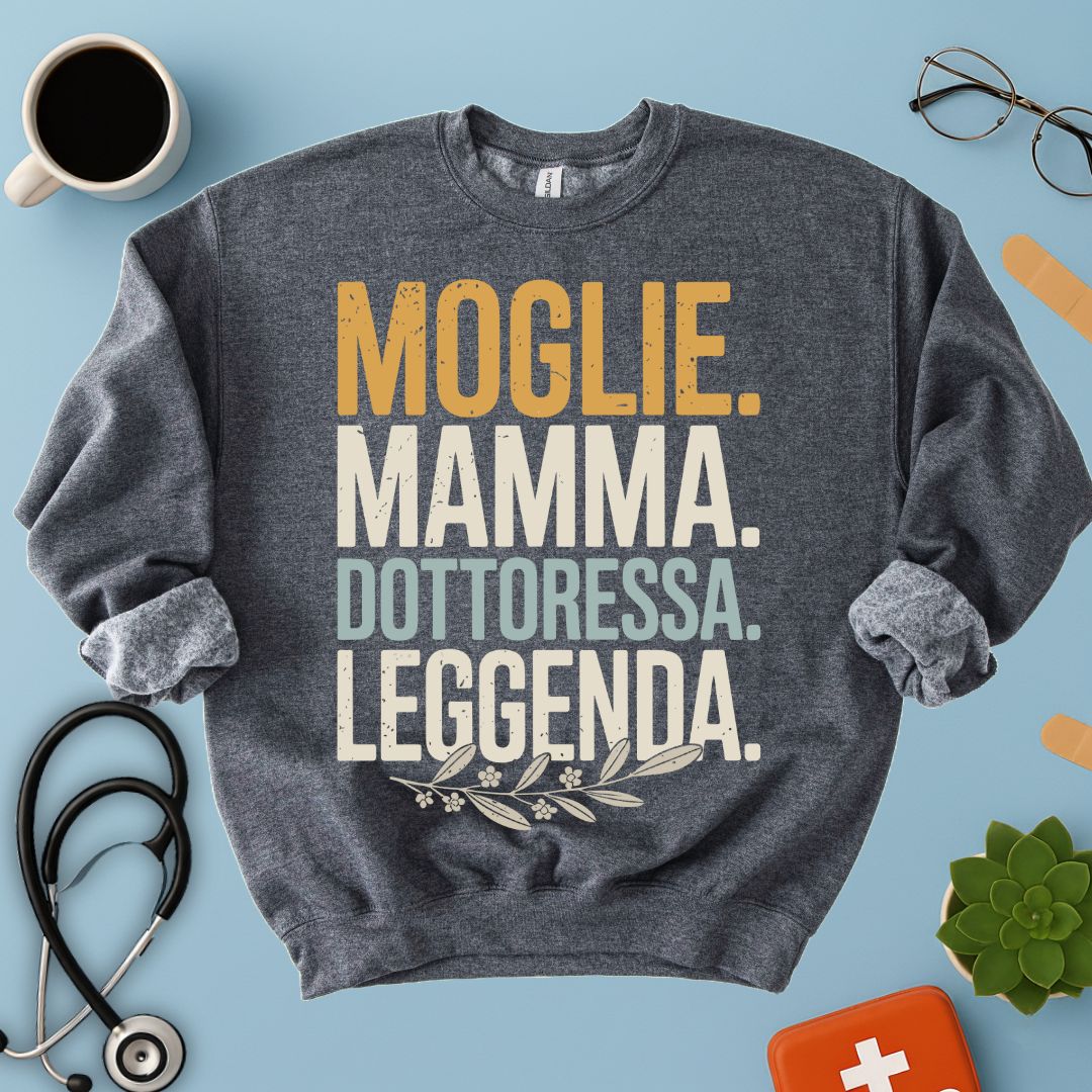 Felpa Mamma Dottoressa Medico