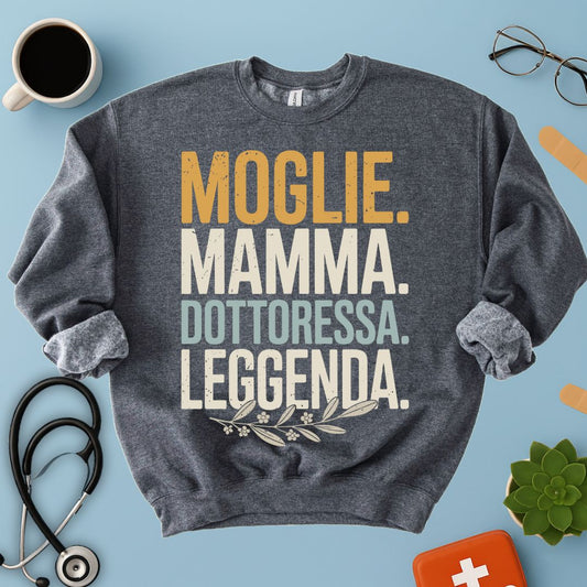 Felpa Mamma Dottoressa Medico