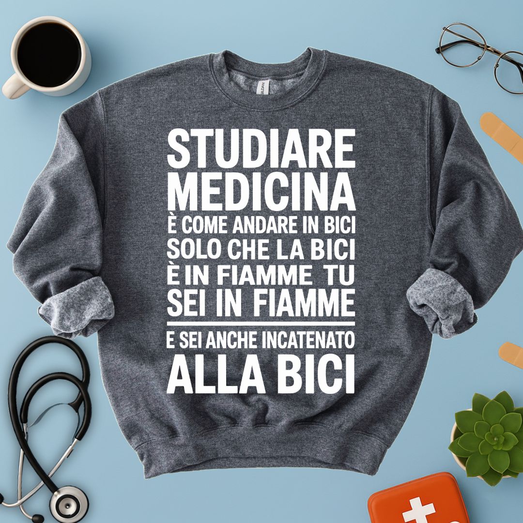 Felpa Divertente Studente Medicina