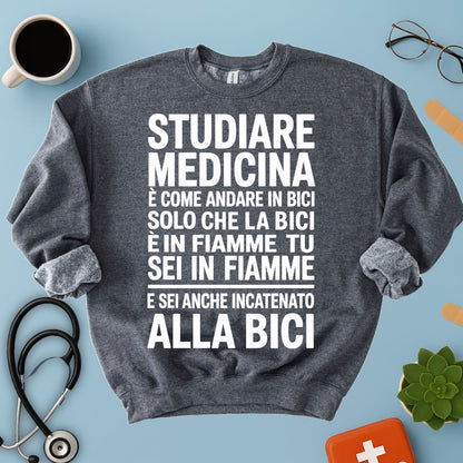 Felpa Divertente Studente Medicina