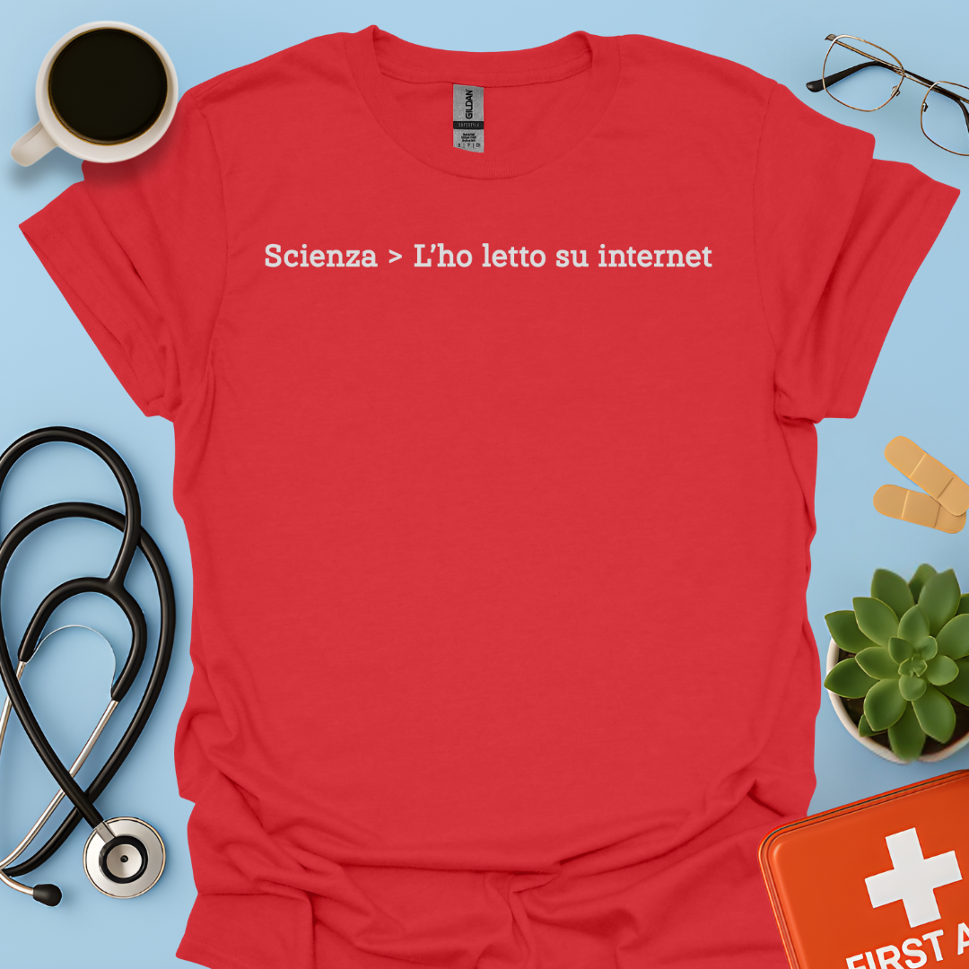 La scienza > L'ho letto su internet - Infermieri Medici Specializzandi Maglietta