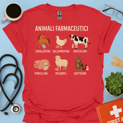 Animali Farmaceutici - Farmacista / Veterinaria Maglietta