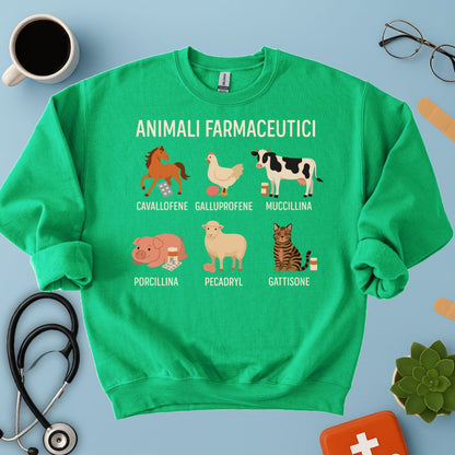 Felpa Divertente Veterinaria / Farmacista