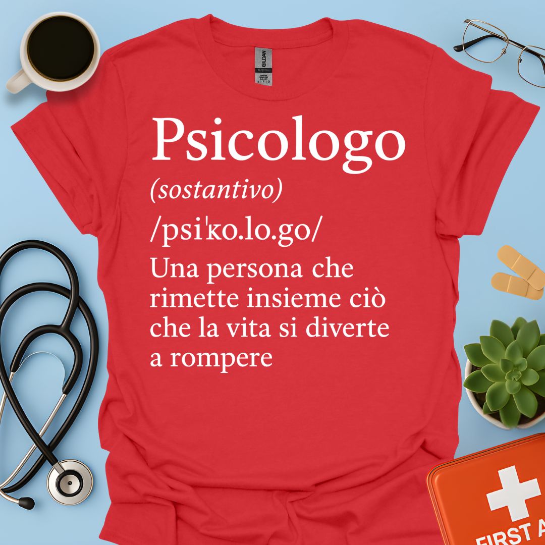 Definizione Psicologo Maglietta