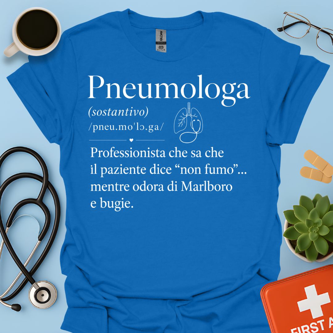 Maglietta Pneumologa Divertente – Regalo Pneumologia