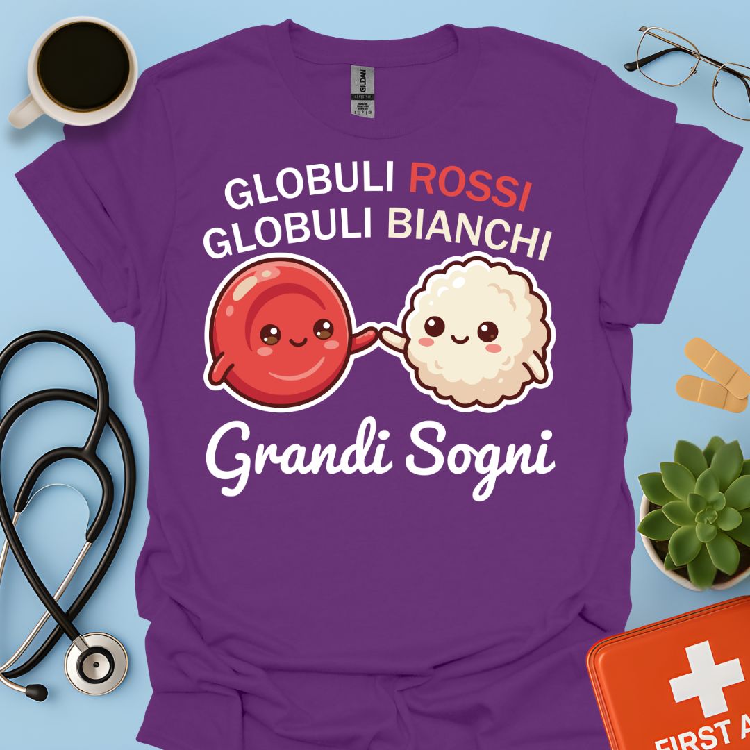 Maglietta Globuli Rossi / Bianchi