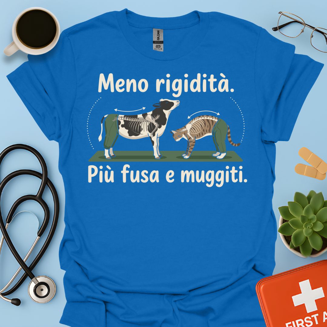 Maglietta Fisioterapista Divertente – L'esercizio Gatto-Mucca