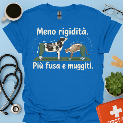 Maglietta Fisioterapista Divertente – L'esercizio Gatto-Mucca
