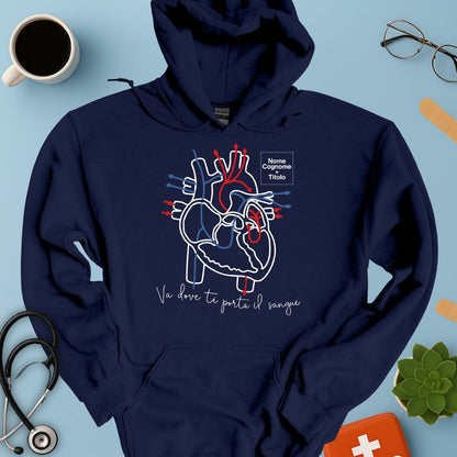 Felpa Cappuccio Personalizzata – Medico / Chirurgo