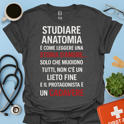 Studente Professore di Anatomia Divertente Maglietta