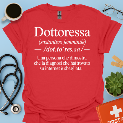 Definizione di Medico Dottoressa Maglietta