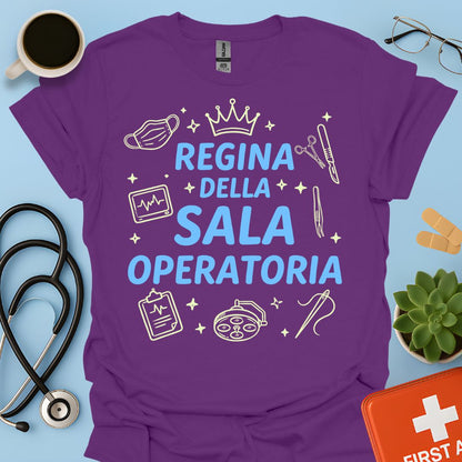 Regina della Sala Operatoria - Maglietta Infermiera e Chirurgo