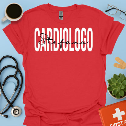 Cardiologia Maglietta Cardiologo Personalizzata