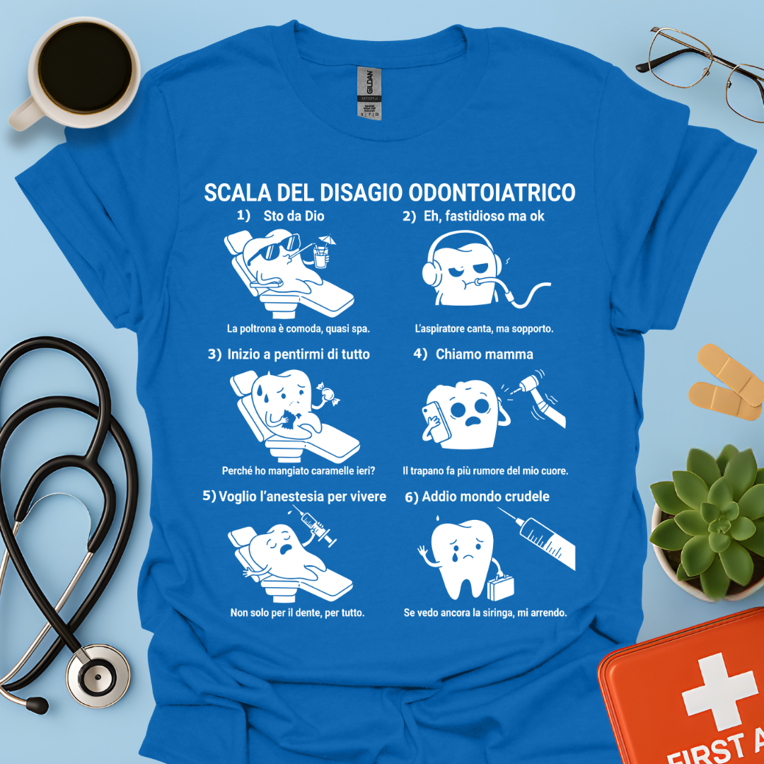 Maglietta Divertente per Dentista, ASO e Igienista