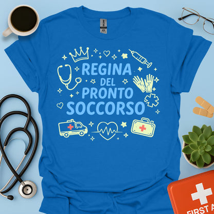 Regina del Pronto Soccorso - Maglietta Medico d'Urgenza