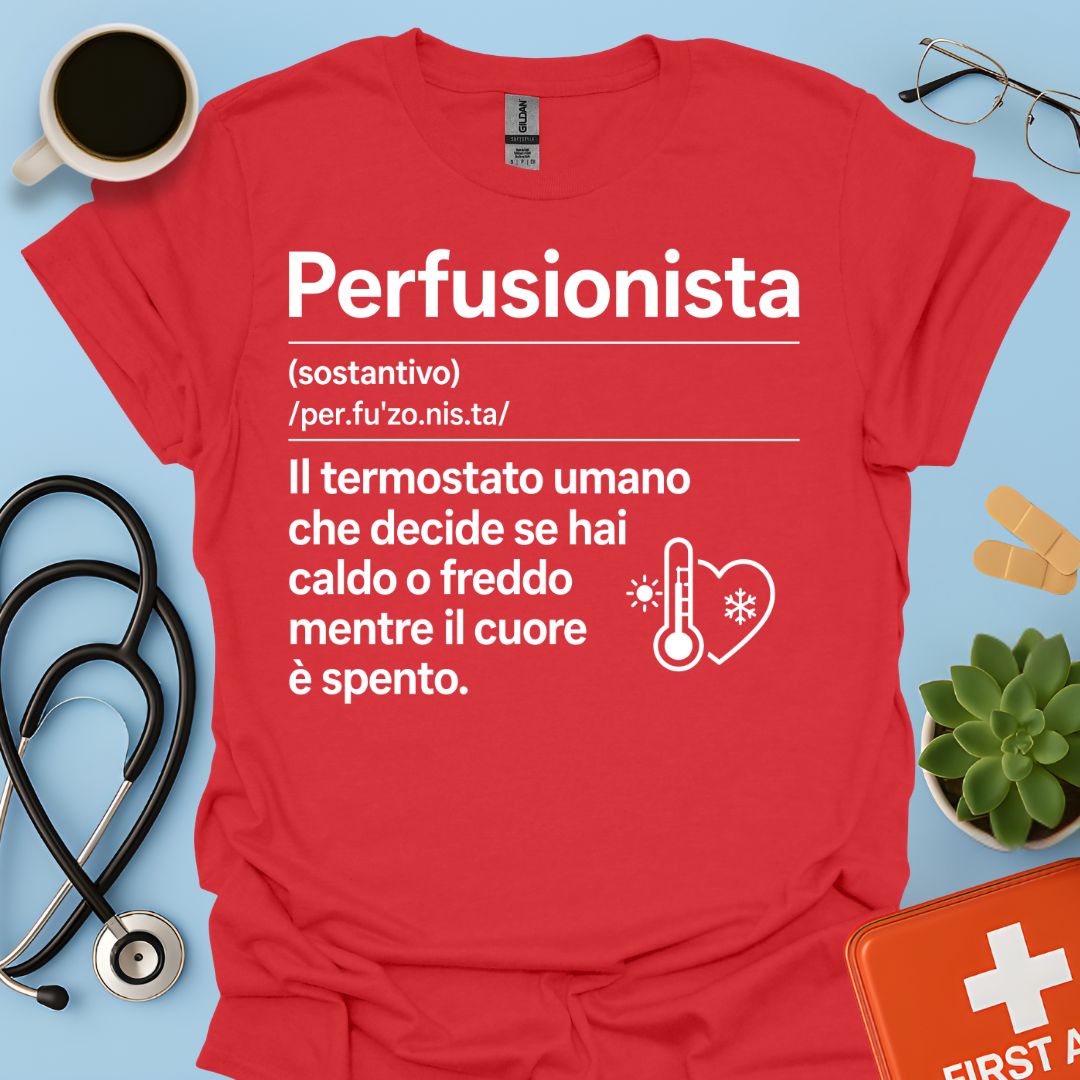 Maglietta Definizione Perfusionista