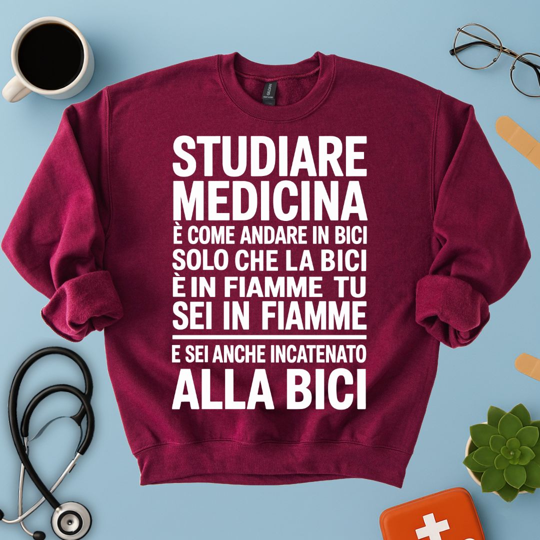 Felpa Divertente Studente Medicina