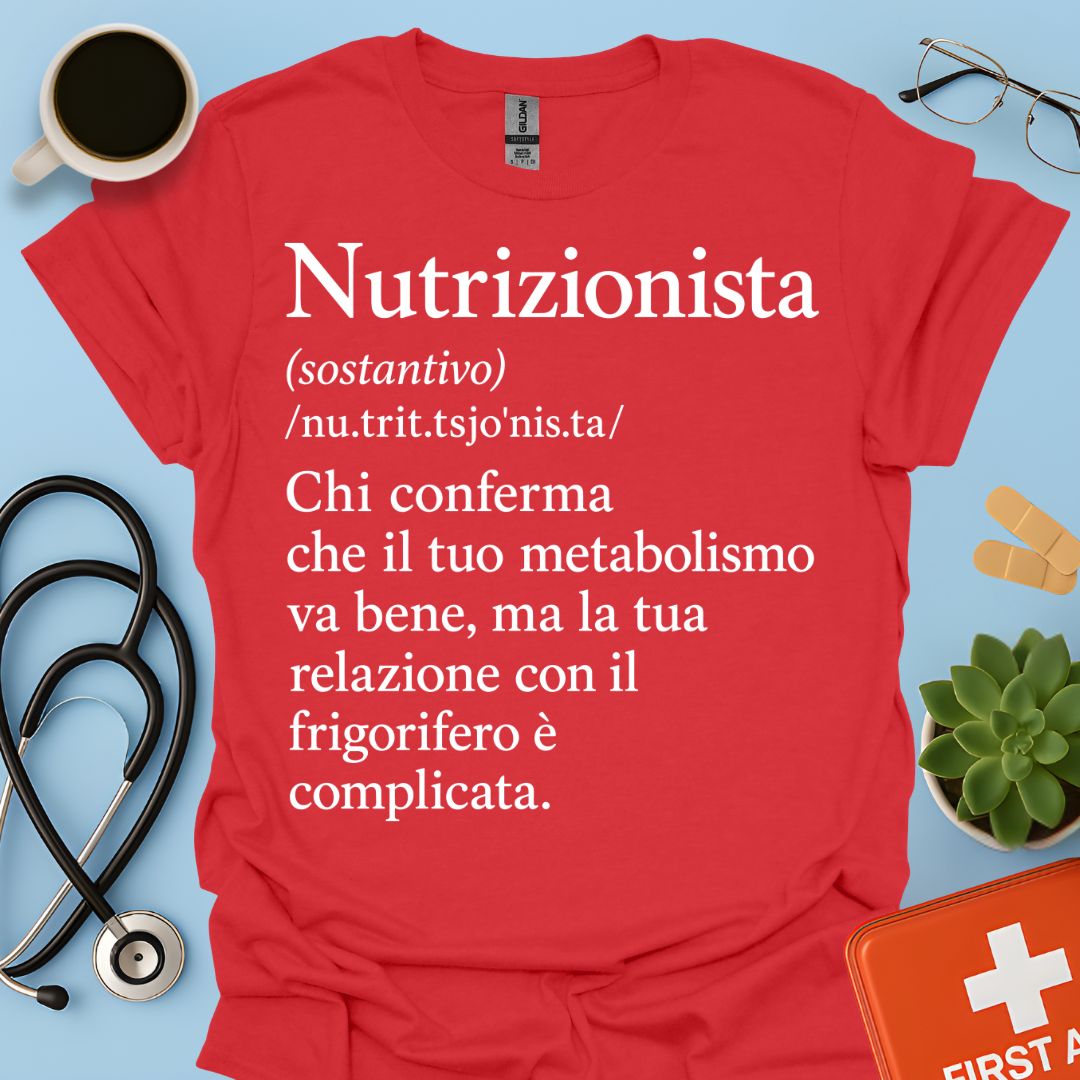 Maglietta Nutrizionista Divertente – Idea Regalo Biologa Nutrizionista