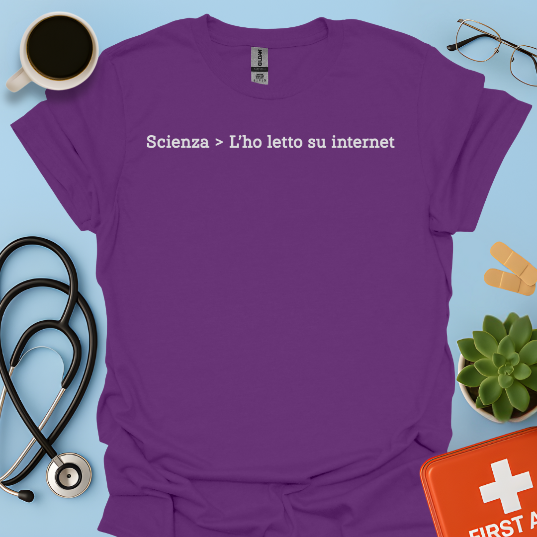 La scienza > L'ho letto su internet - Infermieri Medici Specializzandi Maglietta