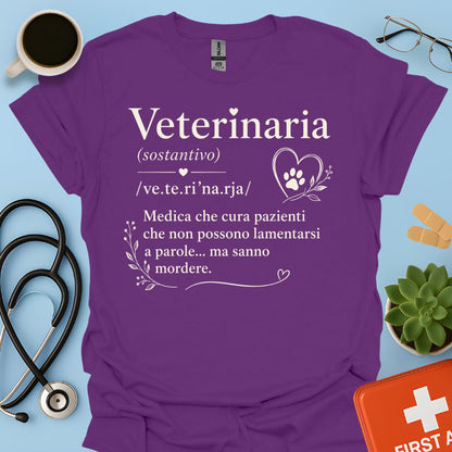 Maglietta Veterinaria: Definizione Divertente