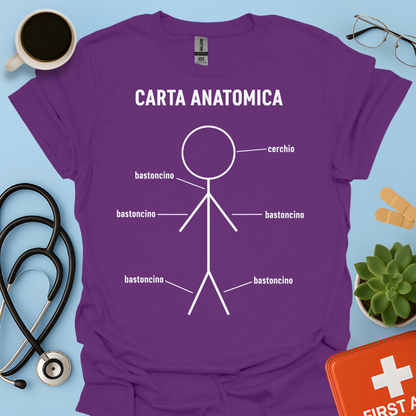 Carta Anatomica Maglietta
