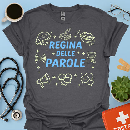 Regina delle Parole - Maglietta Logopedista