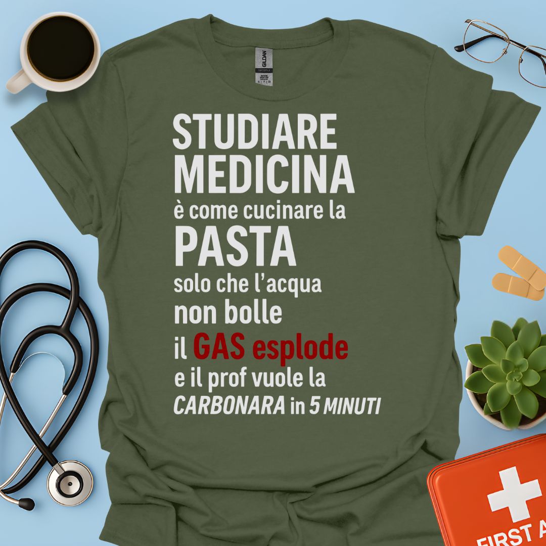 Studiare Medicina Divertente Maglietta