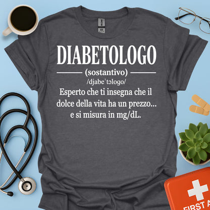 Maglietta Definizione Diabetologo