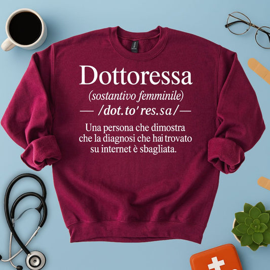 Felpa Dottoressa Medico
