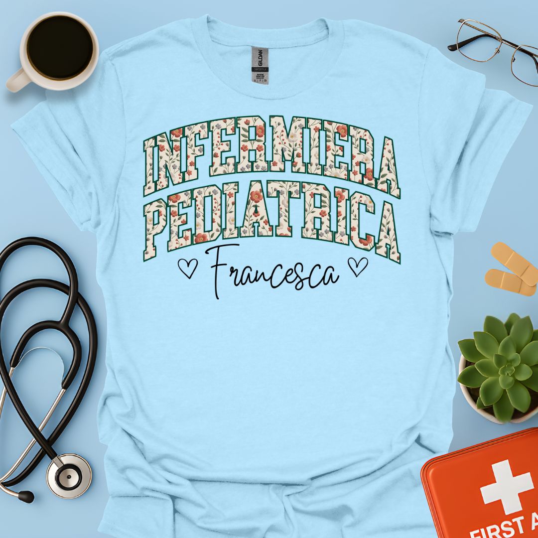 Maglietta Infermiera Pediatrica Personalizzata