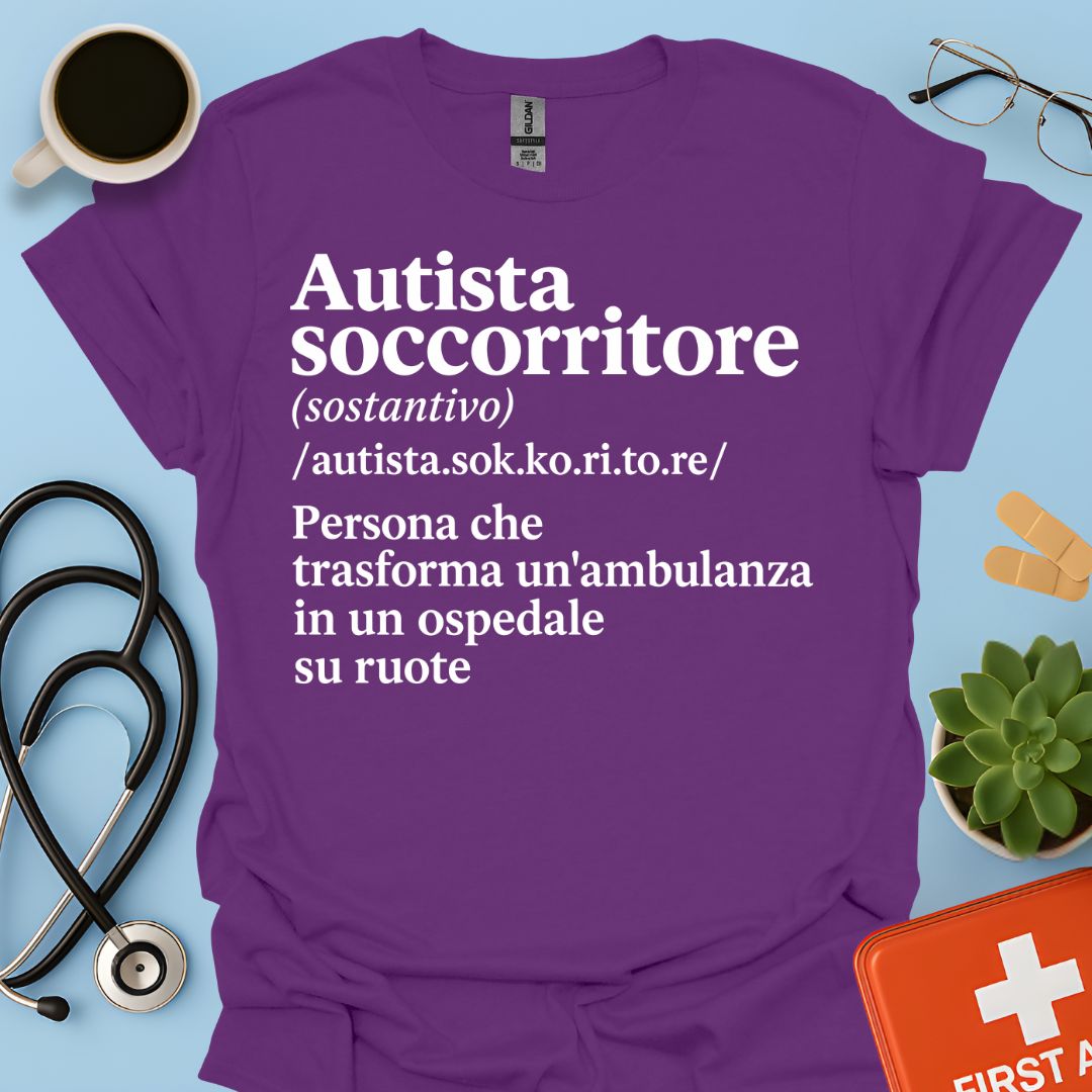 Maglietta Autista Soccorritore – Ambulanza Ospedale