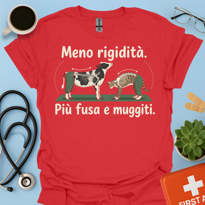 Maglietta Fisioterapista Divertente – L'esercizio Gatto-Mucca