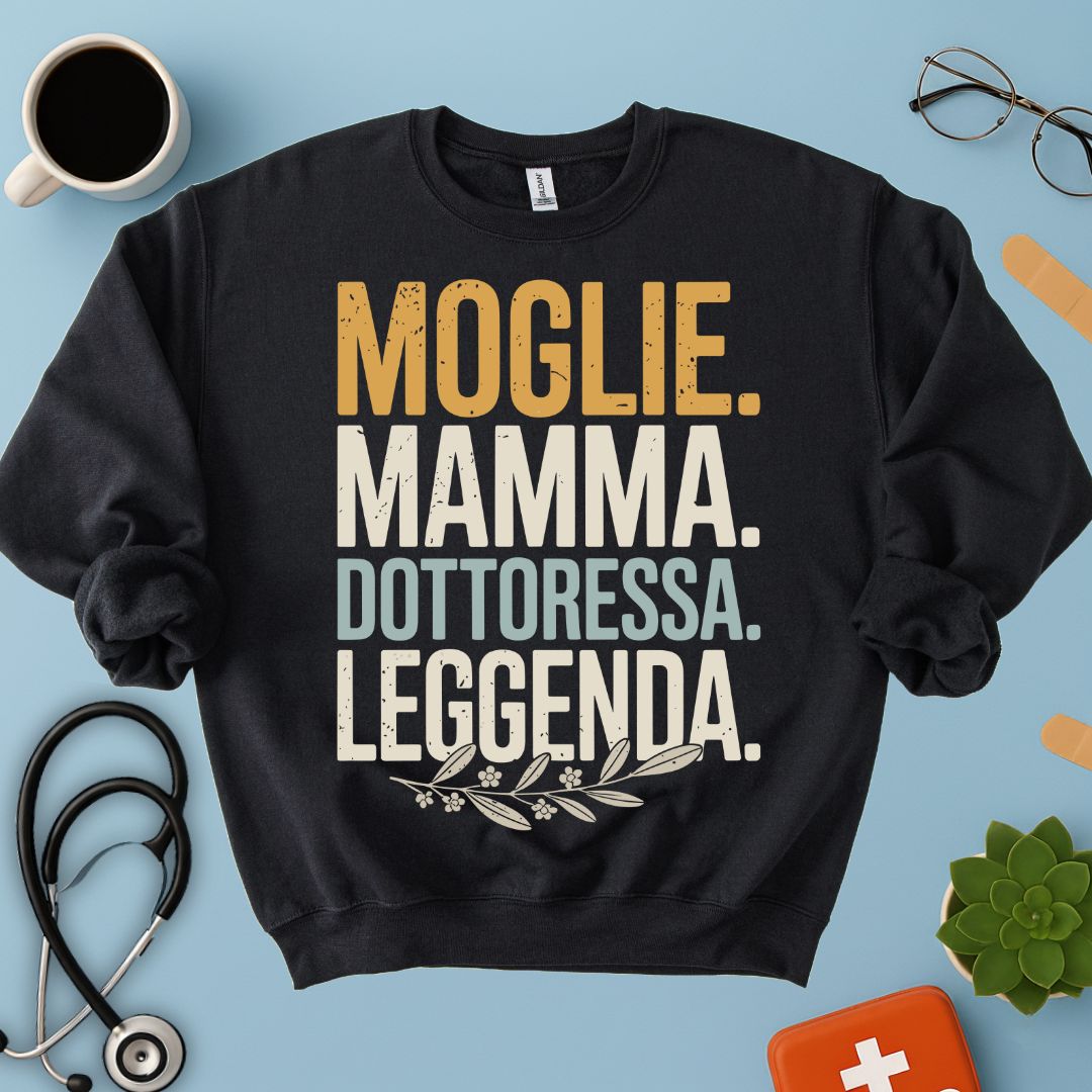 Felpa Mamma Dottoressa Medico