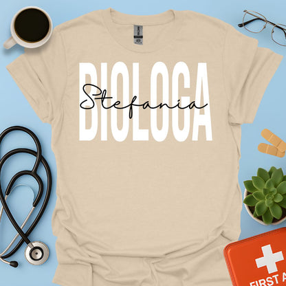 Maglietta Biologa Donna Personalizzata