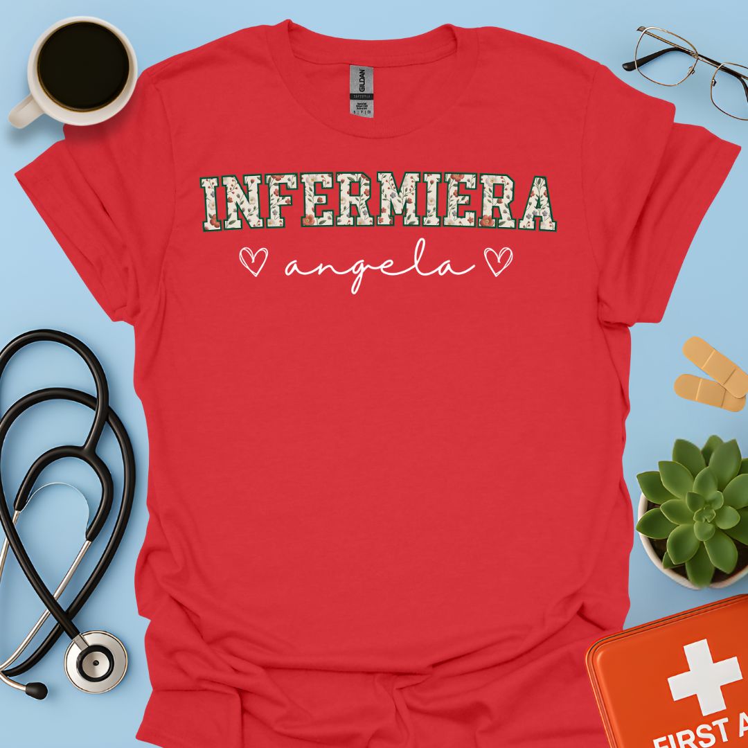 Personalizzata Infermiera Maglietta