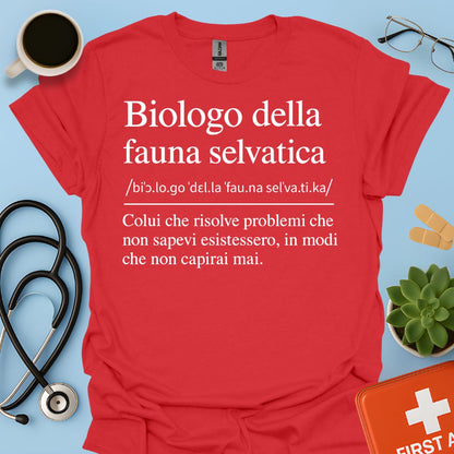 Maglietta Biologo Della Fauna Selvatica