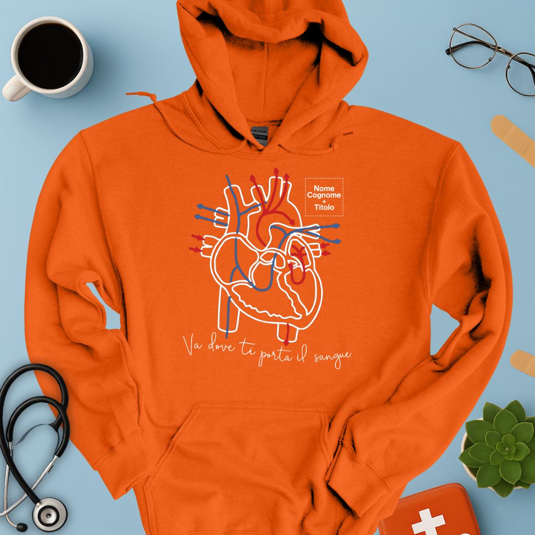 Felpa Cappuccio Personalizzata – Medico / Chirurgo