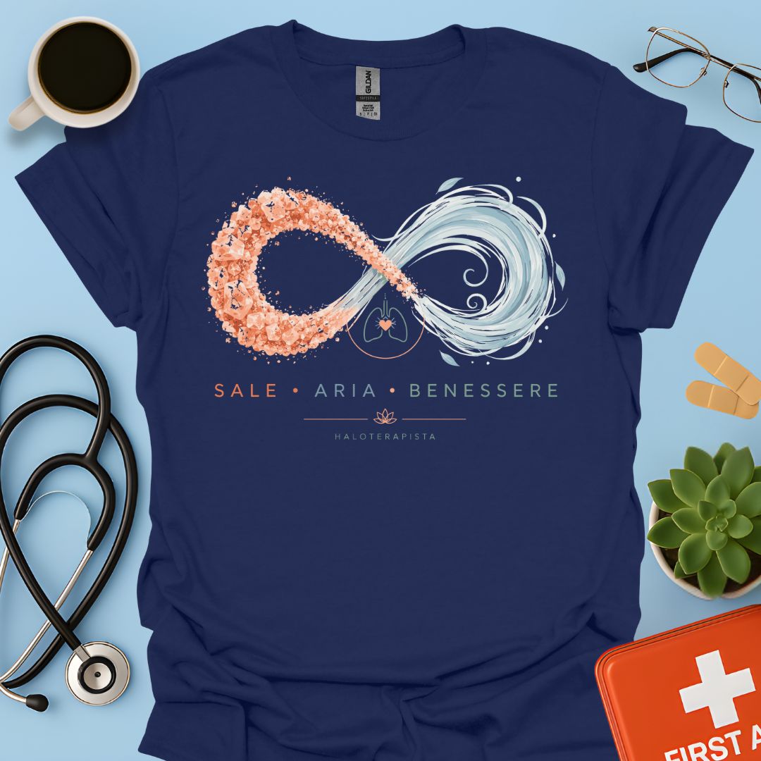 Maglietta Haloterapista | Sale • Aria • Benessere