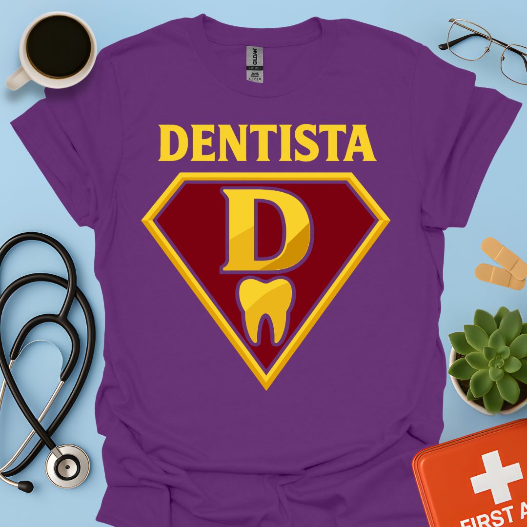 Dentista Supereroe – T-shirt Divertente Regalo Odontoiatra