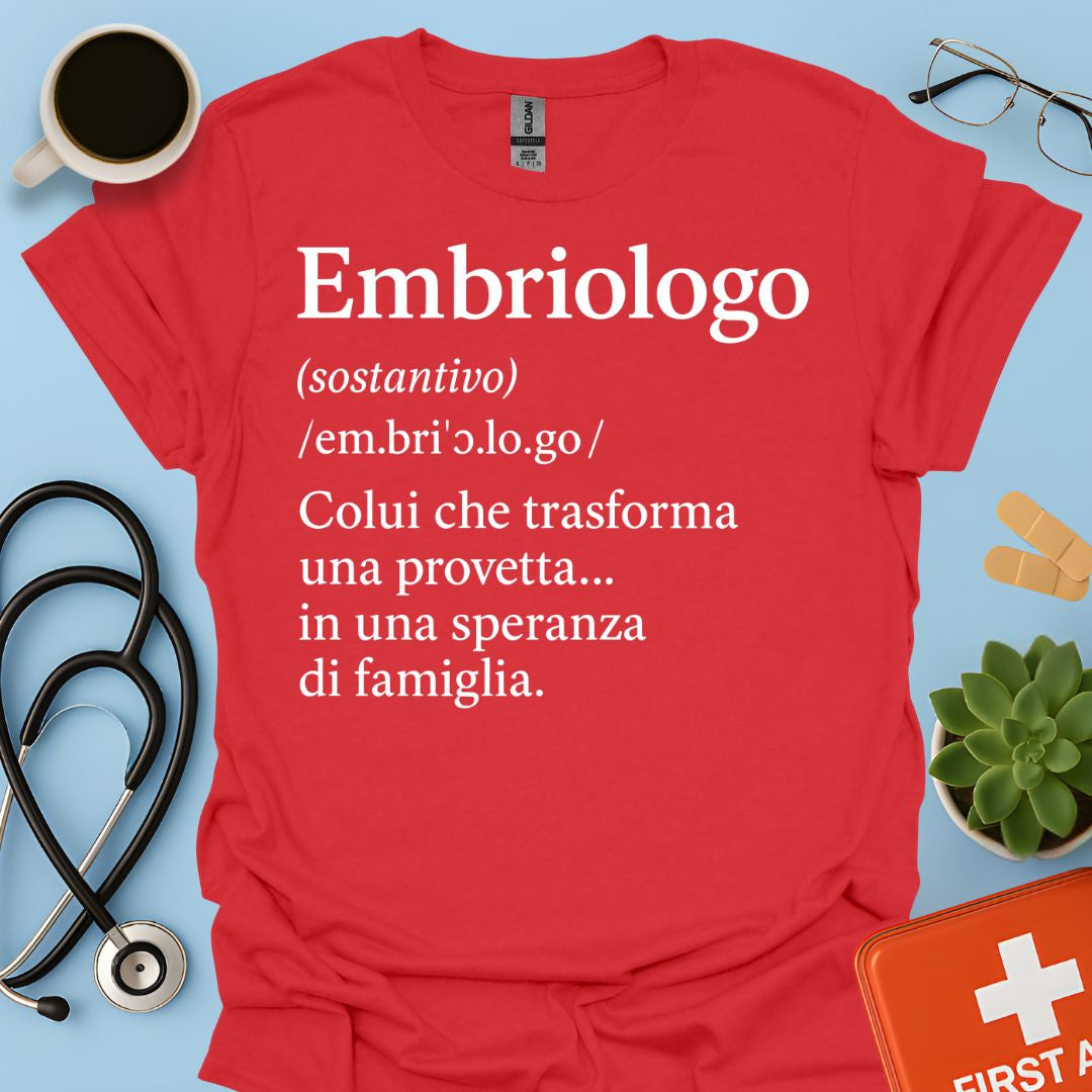 Maglietta Definizione Embriologo