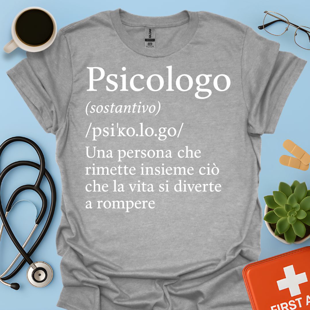 Definizione Psicologo Maglietta